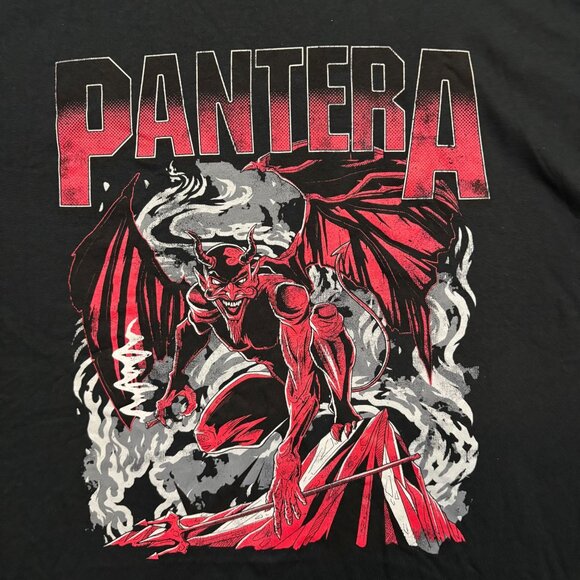 Pantera Cowboys From Hell Thrash Metal Band T-Shirt Size Extra Large - Picture 2 of 4